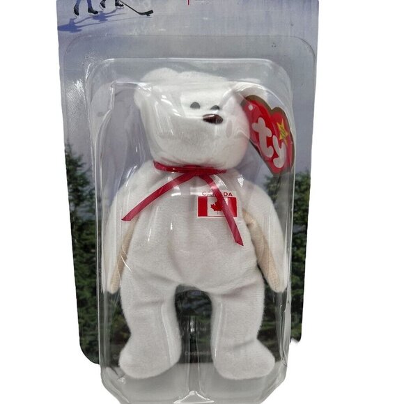 1999 Ty Maple The Bear Beanie Baby McDonalds Exclusive Collectible Toy In Origin - Picture 1 of 5